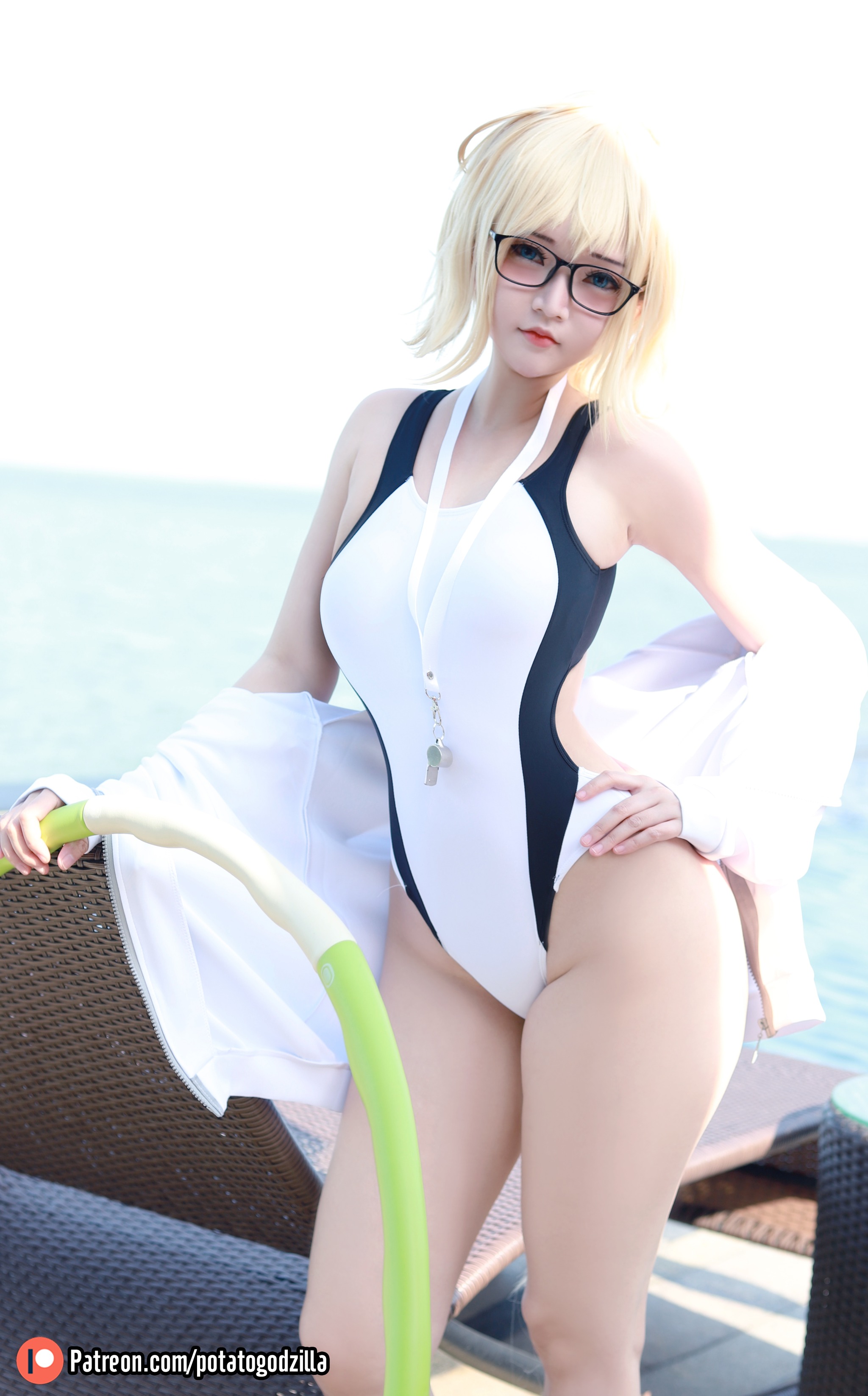 图片[1]-Potato Godzilla – NO.059 Jeanne dArc Swimsuit [26P]-XikXak